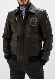 Куртка кожаная Aeronautica Militare