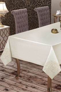 Скатерть с вышивкой 160х160 см Karna