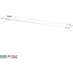 Полка стеклянная Lineag Tiffany 80 см, хром (TIF 012)