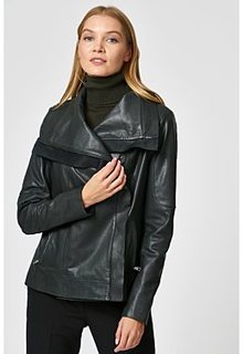 Куртка из натуральной кожи La Reine Blanche