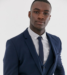 Темно-синий супероблегающий пиджак ASOS DESIGN Tall - Темно-синий