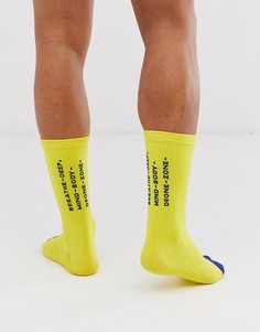 Желтые носки Nike Running x Cody Hudson - Желтый