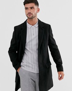 Черное пальто New Look - Черный