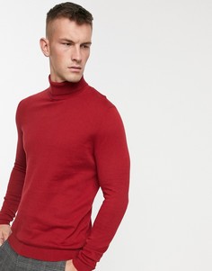 Красная хлопковая водолазка ASOS DESIGN - Красный