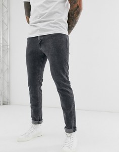 Серые узкие джинсы из органического хлопка Selected Homme - Серый