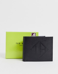Черный кожаный бумажник с тиснением Ted Baker Meoe