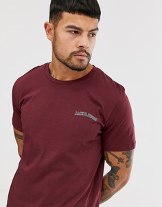 Футболка с логотипом Jack & Jones Originals - Красный