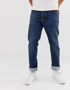 Темные суженные книзу джинсы Nudie Jeans Co Steady Eddie II - Синий