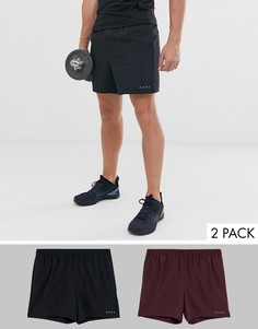 2 спортивных шортов средней длины из быстросохнущей ткани ASOS 4505 НАБОР СО СКИДКОЙ