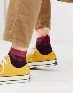 Спортивные носки с принтом заката ASOS DESIGN - Мульти