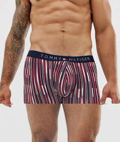 Боксеры-брифы в полоску с логотипом Tommy Hilfiger - Темно-синий