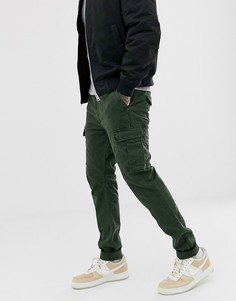 Зеленые брюки карго Superdry Surplus