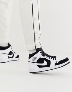 Белые кроссовки Nike Air Jordan 1 - Белый