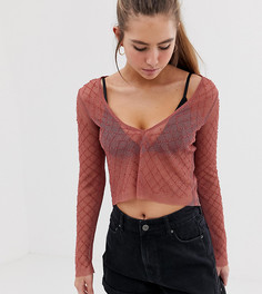 Черные шорты в винтажном стиле Bershka - Черный