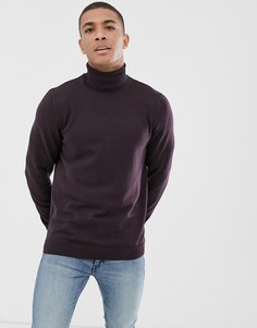 Фиолетовый джемпер с отворачивающимся воротником New Look - Фиолетовый