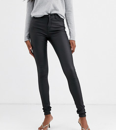 Черные джинсы скинни с покрытием Vero Moda Tall - Черный