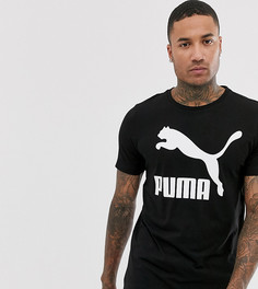 Черная футболка с логотипом Puma classics - Черный