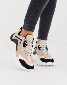 Розовые кроссовки на массивной подошве Steve Madden Antonia - Розовый