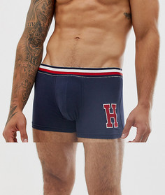 Боксеры-брифы с элементом в виде буквы H Tommy Hilfiger - Темно-синий