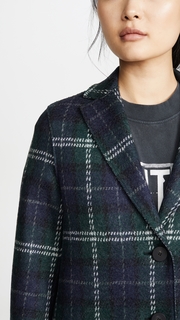 Harris Wharf London Tartan Overcoat