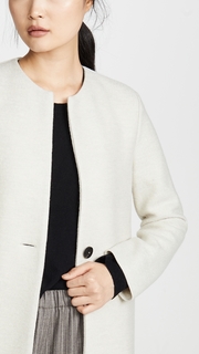 Harris Wharf London Collarless Coat