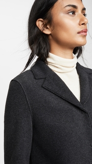 Harris Wharf London Boxy Polaire Coat
