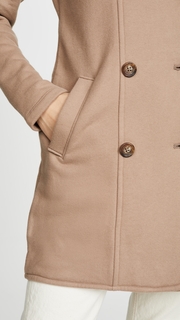 James Perse Double Breasted Hooded Coat