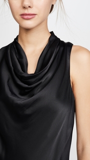 FRAME Sleeveless Cowl Neck Dress