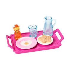 Аксессуары для дома Barbie "Мини-набор" Завтрак на подносе Mattel