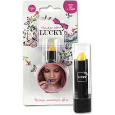 Помада Lucky, базовый цвет желтый Lukky