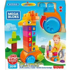 Конструктор Mega Bloks First Builders Жираф 123