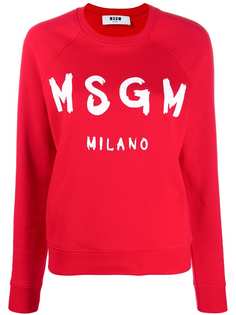 MSGM толстовка оверсайз с логотипом