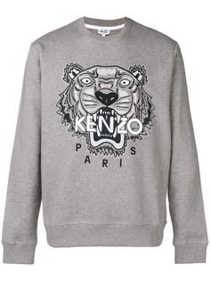 Kenzo толстовка с вышивкой Tiger