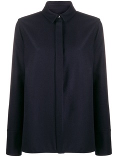 Jil Sander рубашка с потайной застежкой