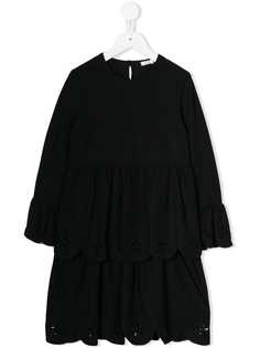 Il Gufo короткое многослойное платье