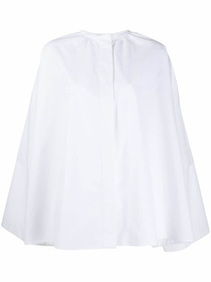 Jil Sander расклешенная блузка широкого кроя