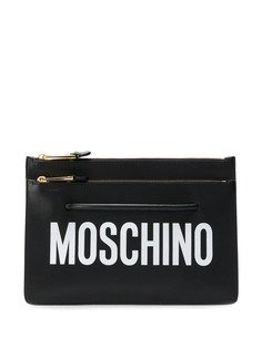 Moschino клатч с логотипом