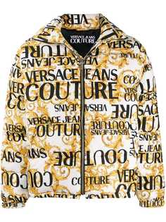 Versace Jeans Couture пуховик с принтом Archive