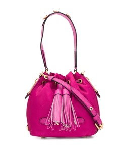 Moschino сумка-ведро с металлическим логотипом