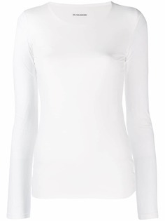 Jil Sander топ с длинными рукавами