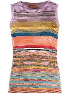 Missoni брюки в полоску с блестками