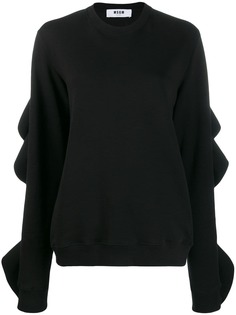 MSGM толстовка с оборками