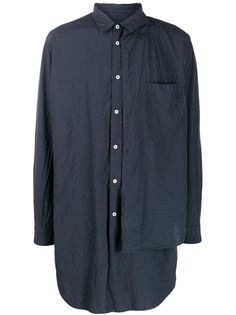 Comme Des Garçons Homme Plus длинная рубашка с нагрудным карманом
