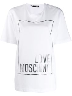 Love Moschino футболка с принтом