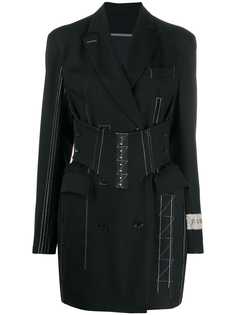 Ruban платье-пиджак с корсетом