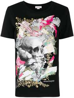 Alexander McQueen футболка с принтом Skull