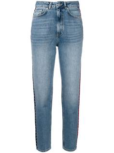 Anine Bing джинсы с лампасами и высокой талией