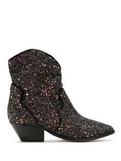 Schutz SCHUTZ S2051400450003 NAVY/BLACK Furs & Skins->Nubuck Leather