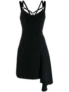 Versace Jeans Couture расклешенное платье асимметричного кроя