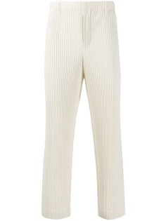 Homme Plissé Issey Miyake плиссированные брюки прямого кроя
